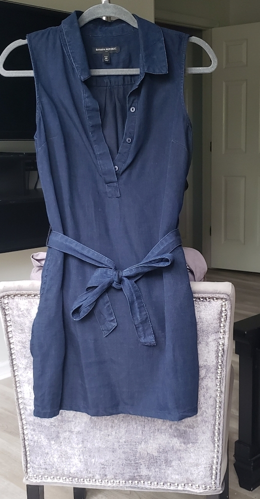 Banana Republic 0P Denim Dress